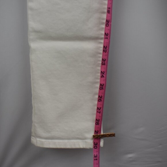 Joe's Women's Jeans Straight Leg White Size 30 RN#106214 Cotton/Polyester - Picture 4 of 11